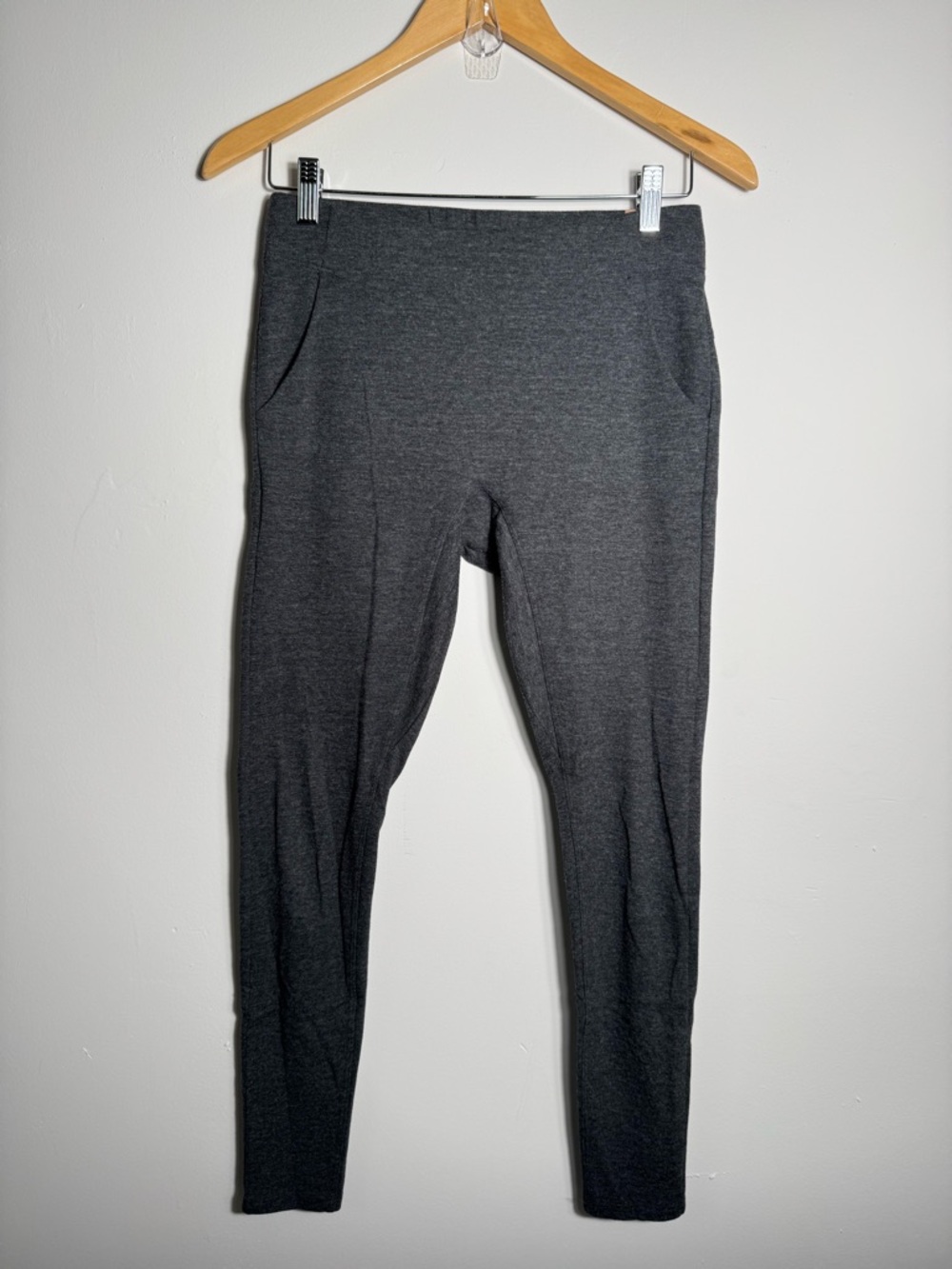 Lunya Restore Pocket Dark Gray Slim Leggings Size S